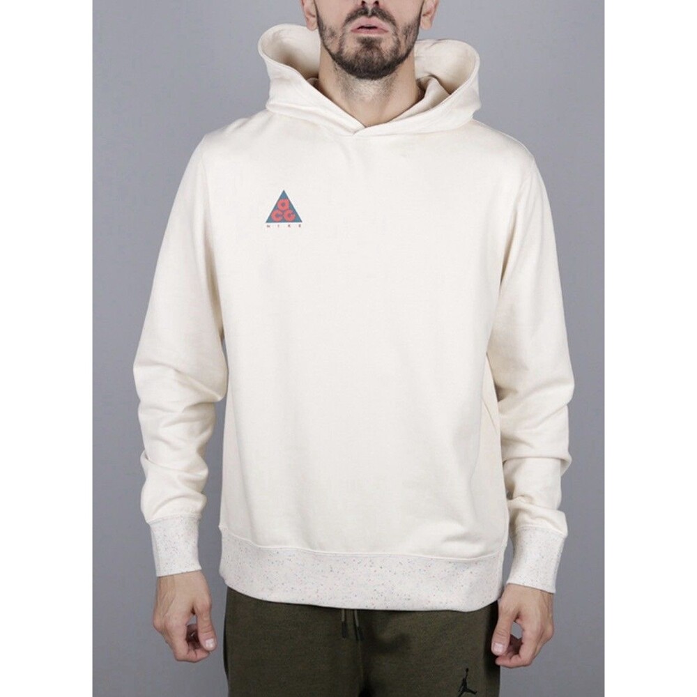 RARE Nike ACG NSW Hoodie Therma-Fit Beige Cream Men’s XL Sweatshirt Pullover
